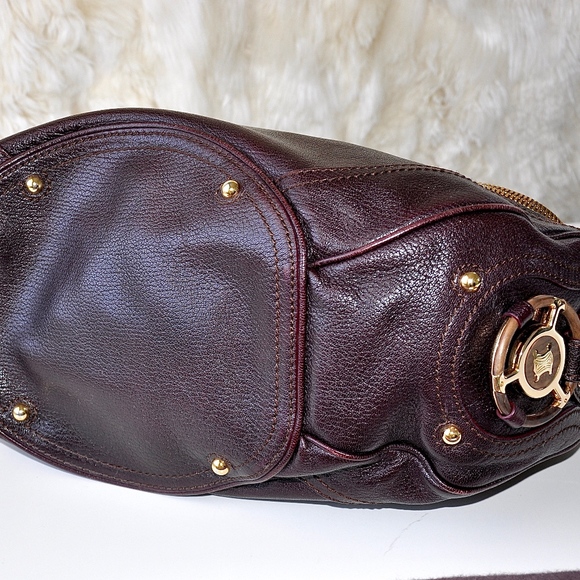 LIMITED EDITION CELINE Wood/Gold Shoulder Bag - Picture 13 of 17